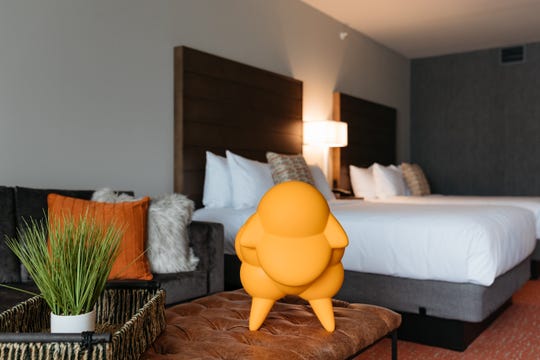 Revel Hotel, a boutique hotel, boasts 113 rooms and 16 different unique room styles that take a modern twist on local agriculture and farming.