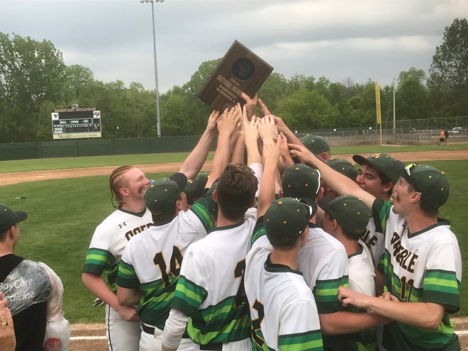 Green Bay Preble celebrates another WIAA Division 1 sectional title on Tuesday.