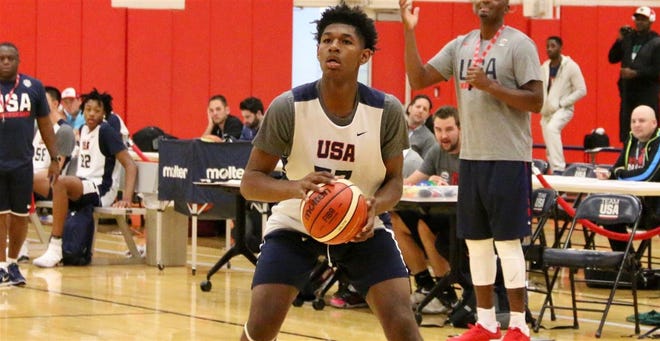 2020 prospect Justin Lewis is a four-star power forward from Baltimore.