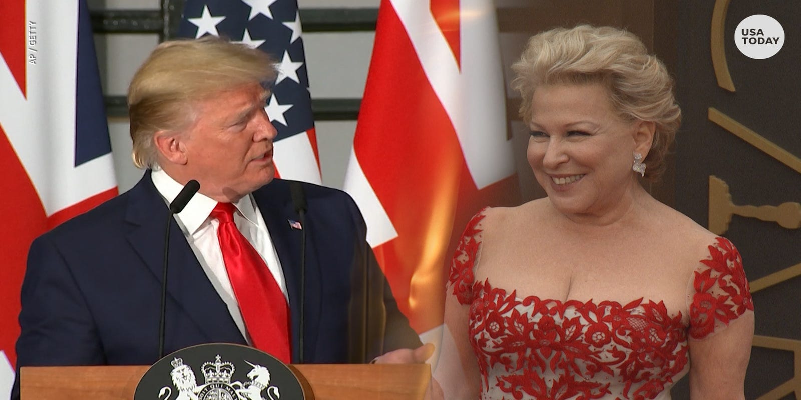 Bette Midler Trolls President Trump As Joe Biden Weighs In On