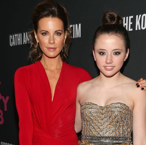 Actress Kate Beckinsale and her daughter, Lily Mo...