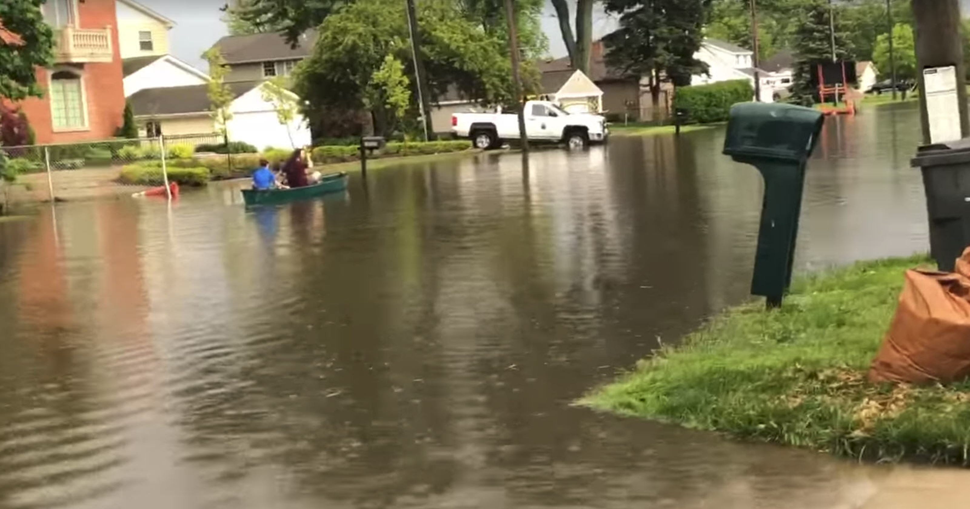 Storms flood Jefferson in St. Clair Shores