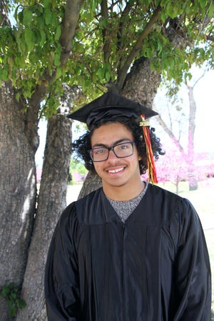 Jacob Stevens of Tularosa, New Mexico graduated from the New Mexico School for the Deaf on May 31, 2019.