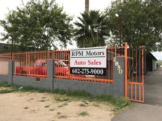 The owner of Main Auto Group on Van Buren Street later changed the name to RPM Motors.