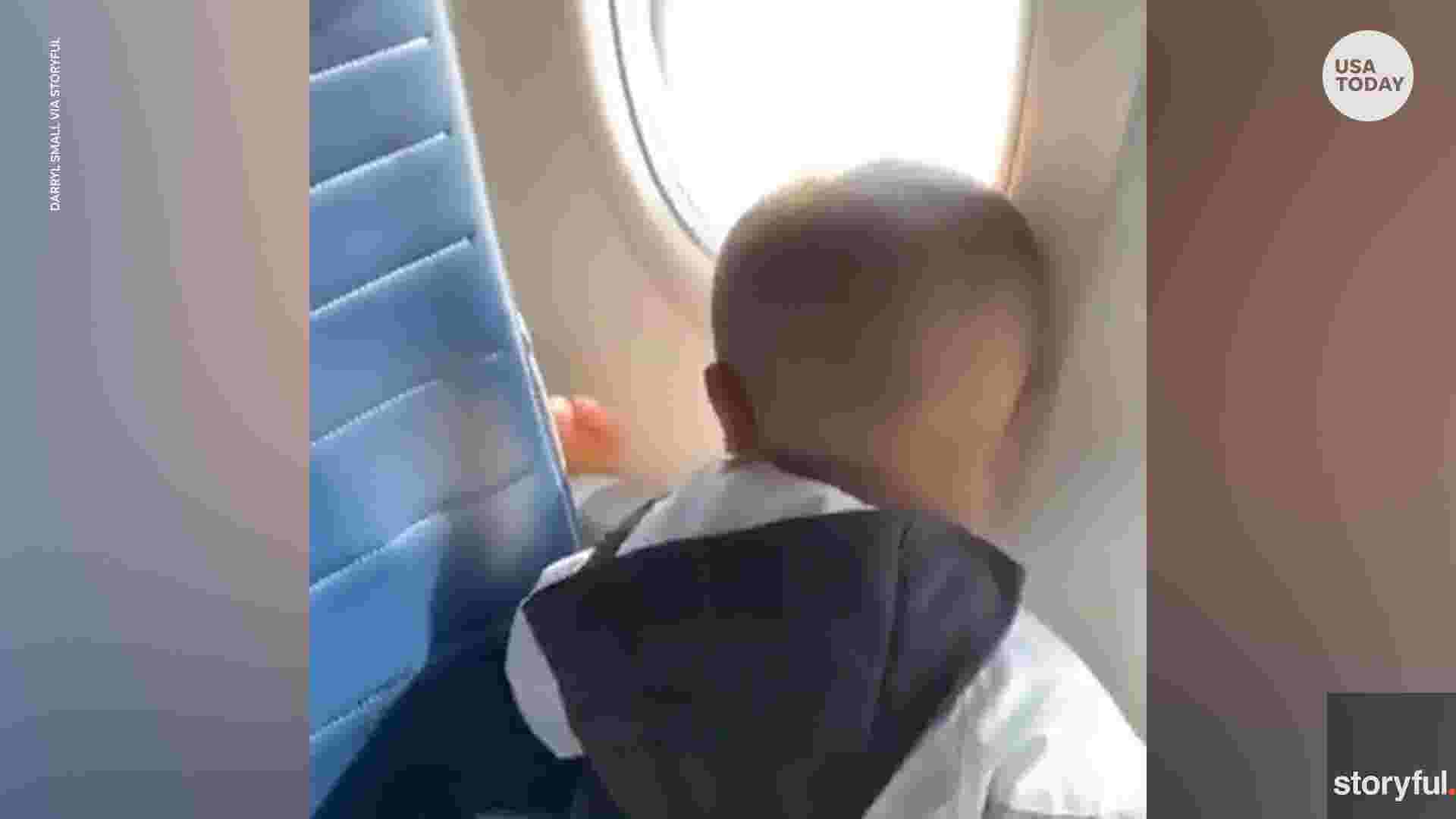 Kid Scolds Woman For Poor Plane Etiquette