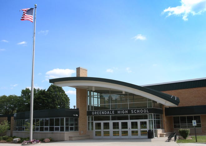 Greendale High School, shown here, and Greendale Middle School have shifted to temporary virtual learning due to an increase in positive COVID-19 cases.