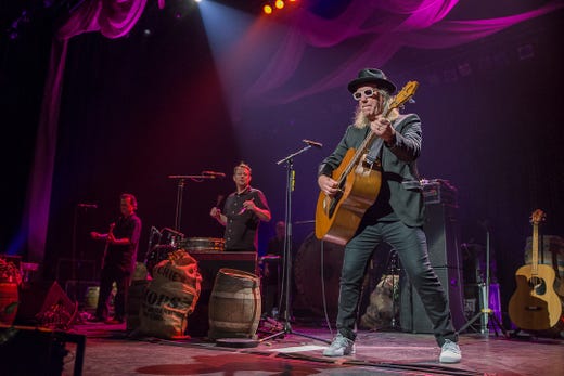 Violent Femmes played a homecoming show at the Riverside Theater Thursday, June 6, 2019, for Miller Brewing's third-annual "Cheers to Milwaukee" free concert.