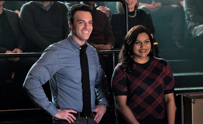 Reid Scott and Mindy Kaling star in "Late Night."