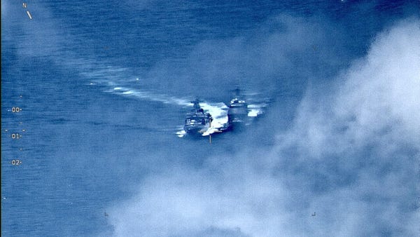 US Navy guded missile cruiser USS Chancellorsville