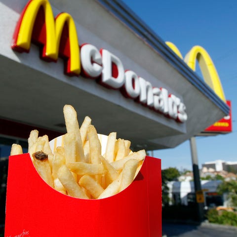 A 2010 photo of McDonald's french fries.