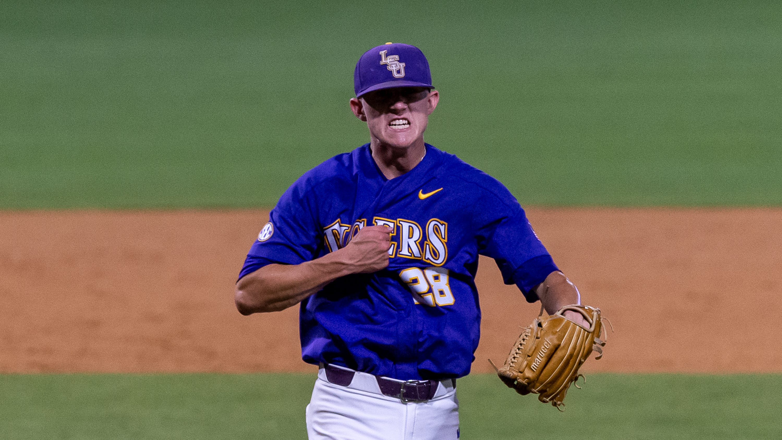 LSU baseball Here is the projected starting lineup, pitching rotation
