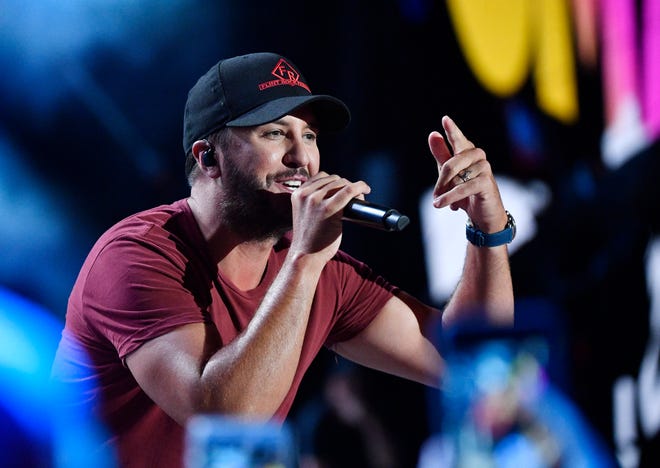 Luke Bryan performs during the 2019 CMA Fest on June 9 in Nashville.