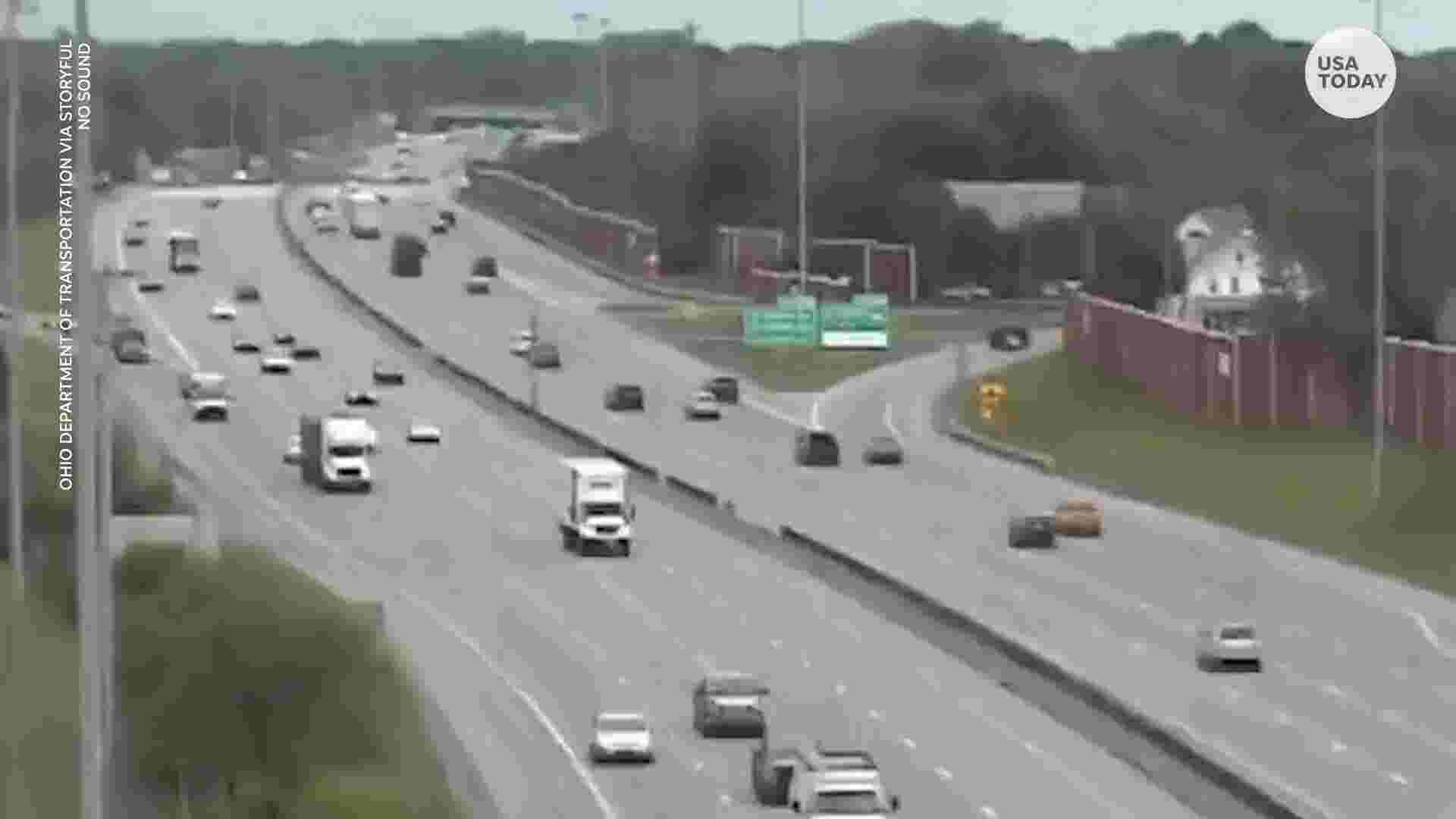 Earthquake shakes Ohio and traffic cameras caught the whole thing