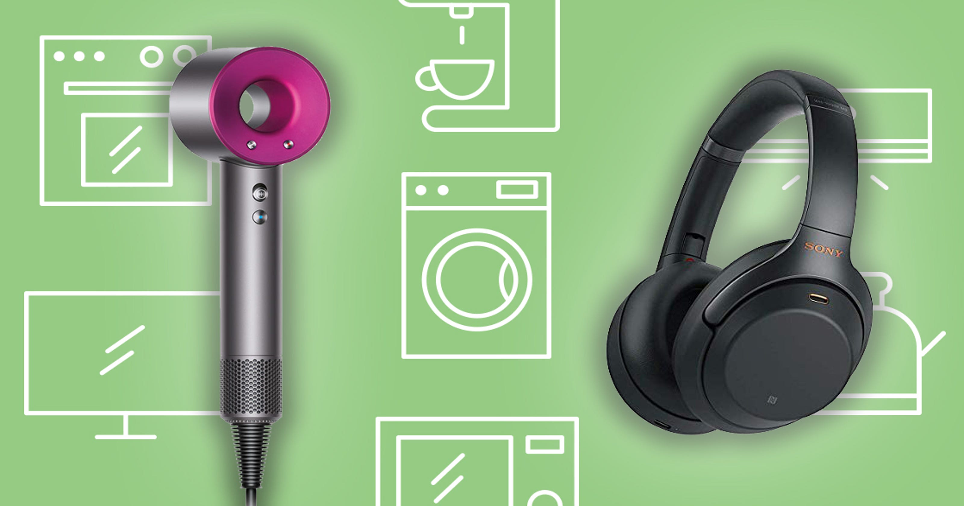Best deals online Sony headphones, soundbars, Dyson hair dryers, and more