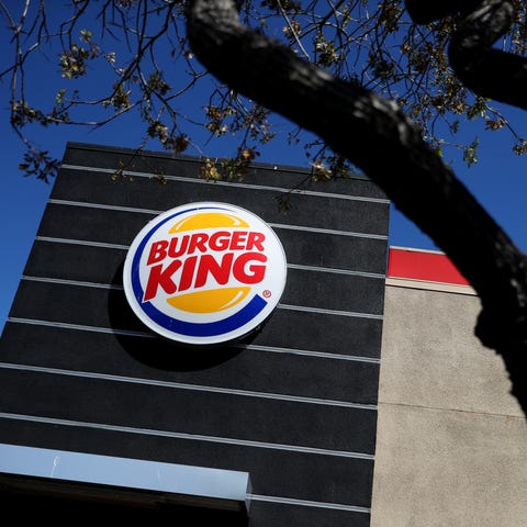 The Burger King logo is displayed on the exterior 