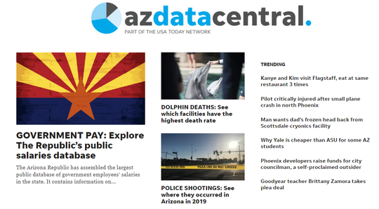 AZ Data Central, information to make better decisions about how you live.