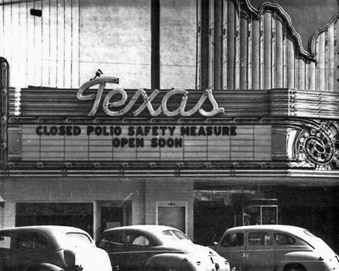 City officials ordered movie theaters and other gathering places closed for one week in June of 1949 as the city battled a severe polio epidemic.