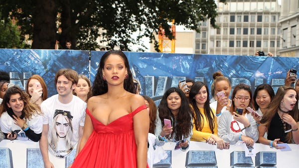 LONDON, ENGLAND - JULY 24:  Rihanna attends the...