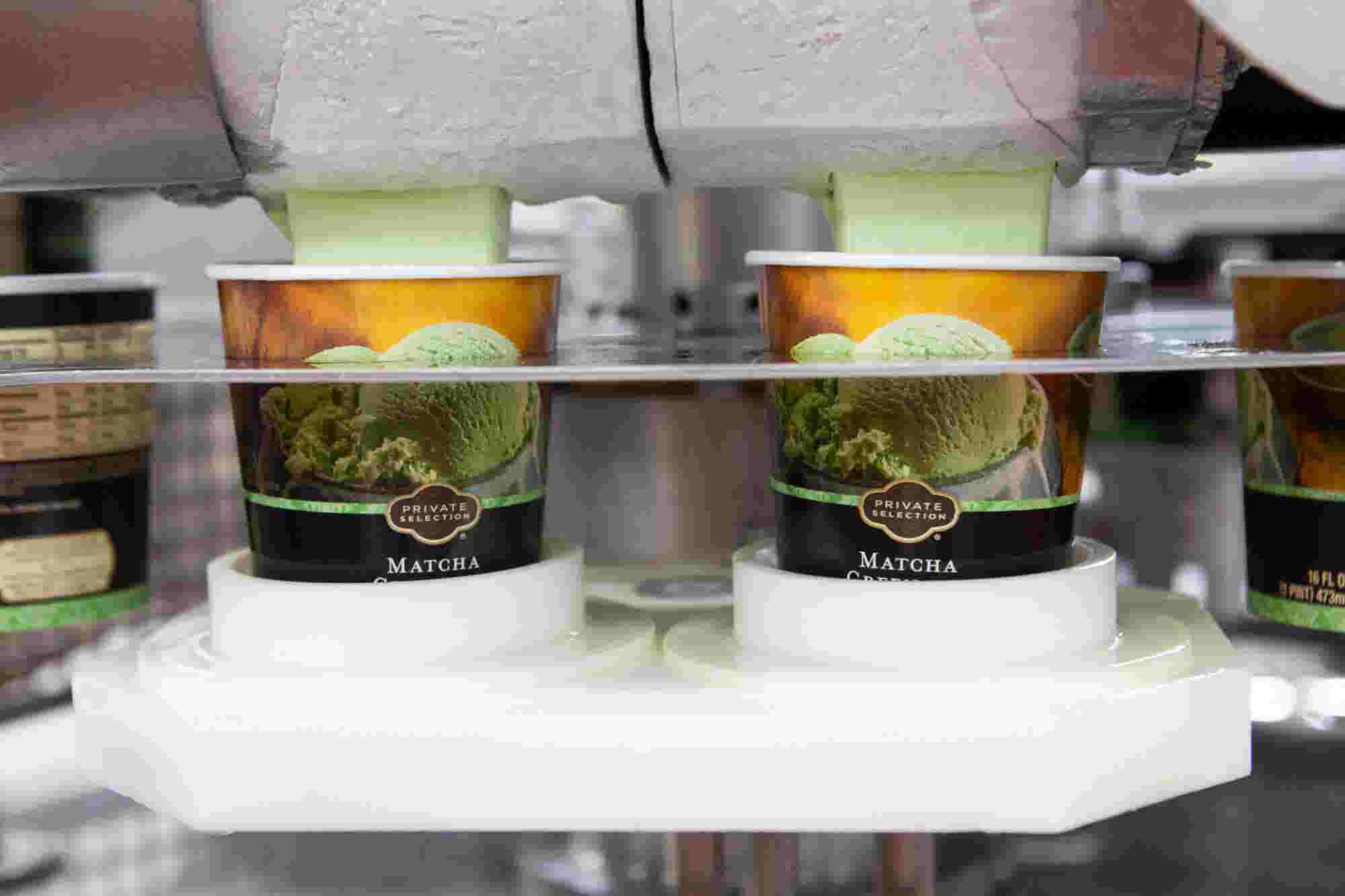 entranced Watch Kroger ice cream being made in Springdale