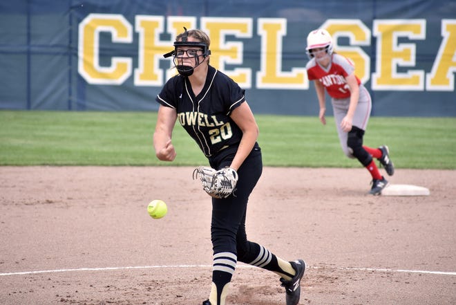 Howell's Molly Carney is 27-2 with a 0.65 ERA this season.