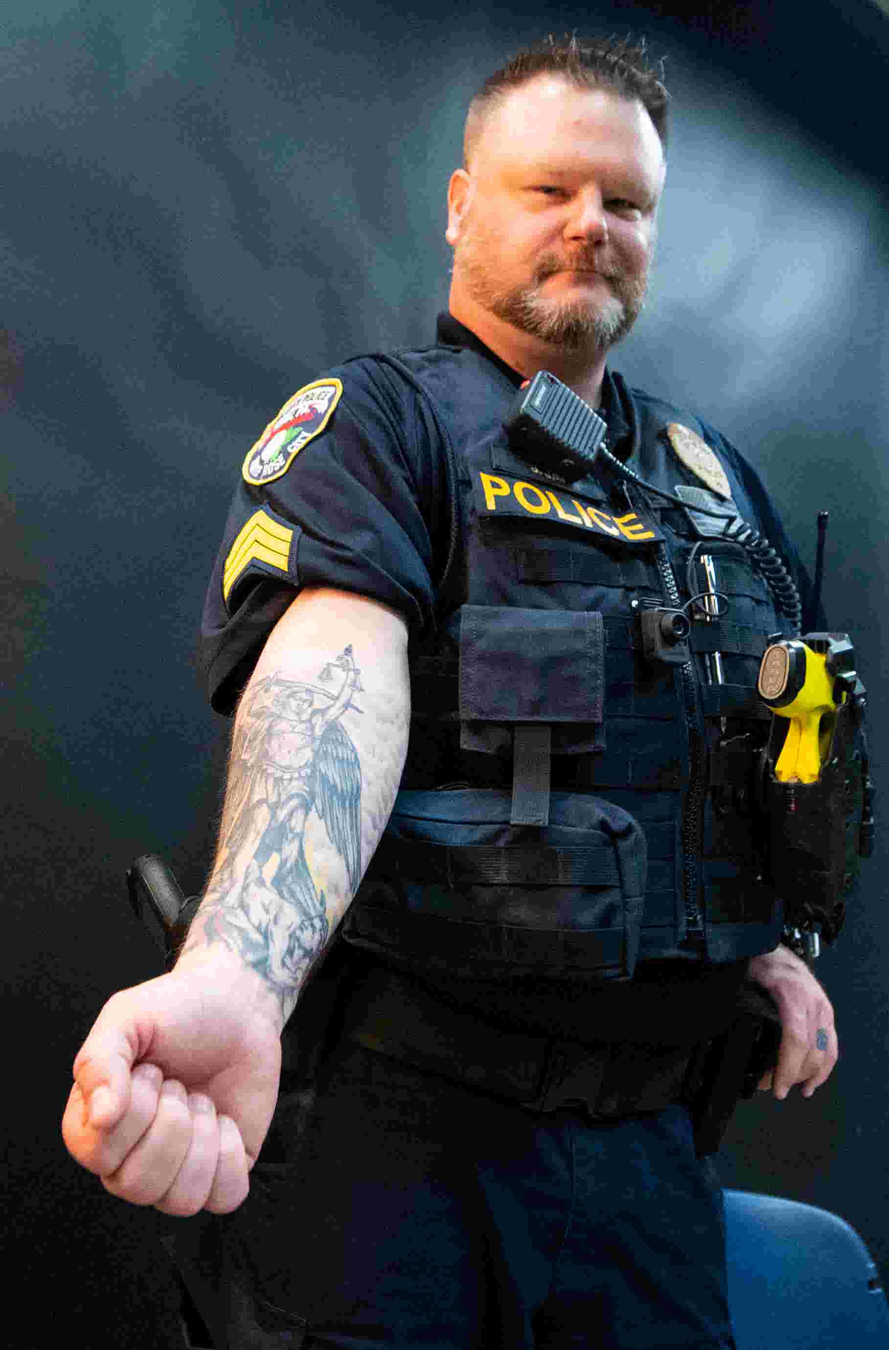 Police Tattoos Ink Helps Officers Connect With Community