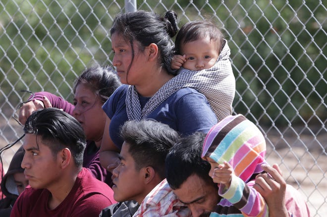 Six unaccompanied minors were among a group of Guatemalans who crossed the river into El Paso recently. Four young sisters were on their way to find their mother in the Boston area.