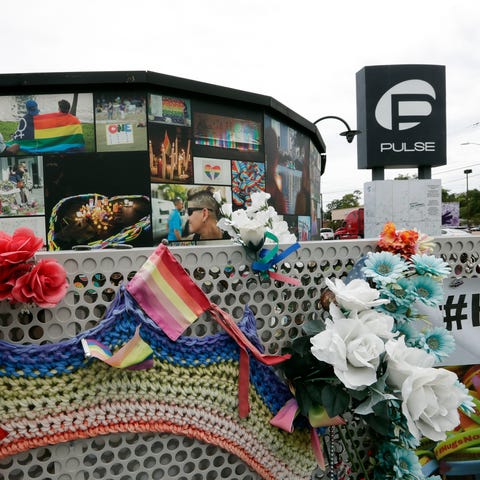 An outside view of the Pulse nightclub temporary m