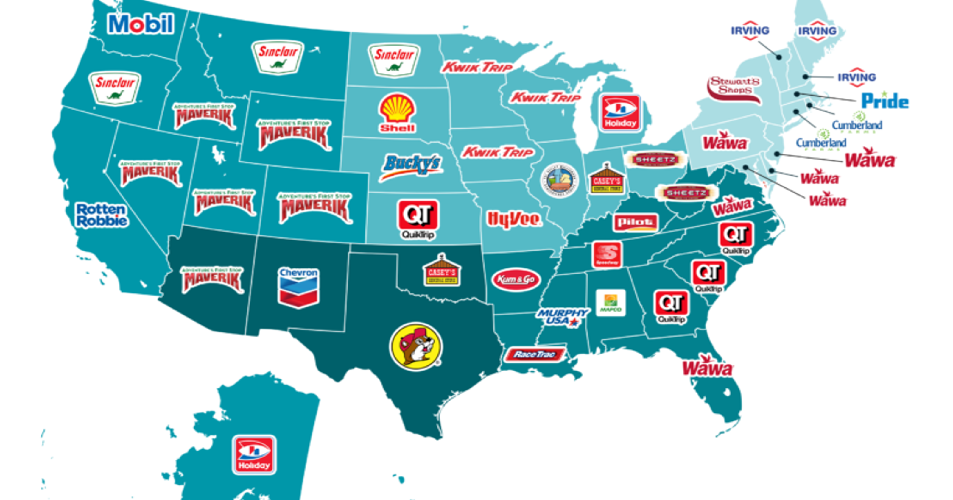 GasBuddy's toprated gas station bathrooms across the country