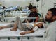 An Afghan patient receives medical treatment at a hospital following a suicide attack in Jalalabad on June 13, 2019. - At least nine people were killed and 12 others injured by a suicide bomber on June 13 in the eastern Afghan city of Jalalabad, an official said. The bomber, who was on foot, detonated a device near a local police checkpoint, according to a spokesman for the governor of Nangarhar province. (Photo by NOORULLAH SHIRZADA / AFP)NOORULLAH SHIRZADA/AFP/Getty Images ORIG FILE ID: AFP_1HH4XD