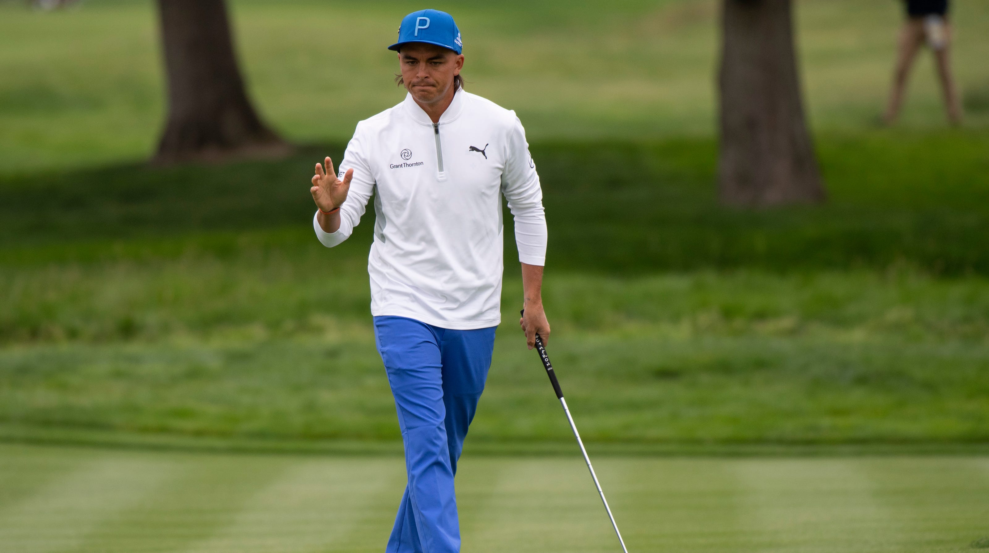 US Open: Rickie Fowler is one shot back at Pebble Beach with 66