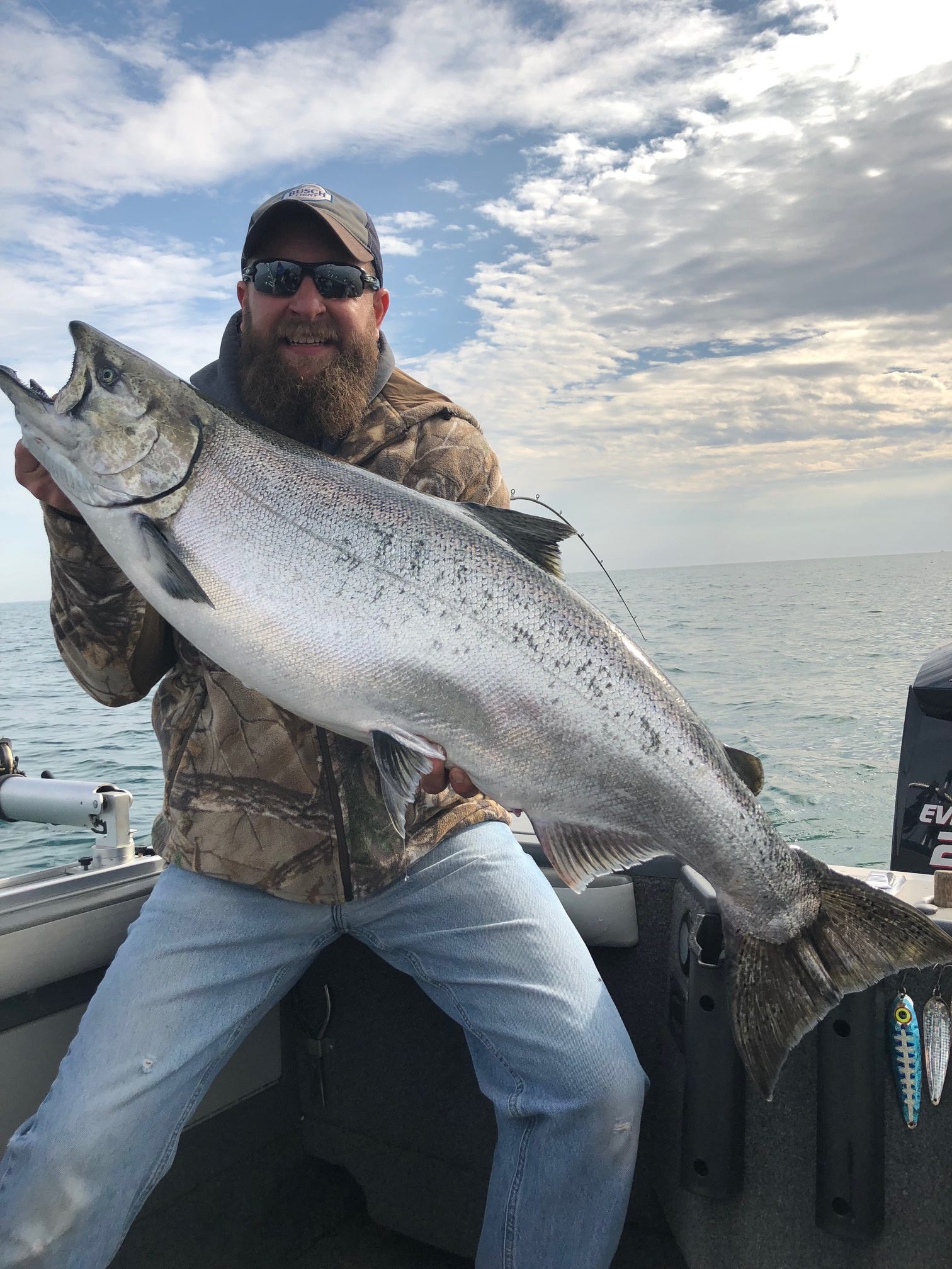 Lake Michigan Catch Featuring Heavier Salmon And Trout