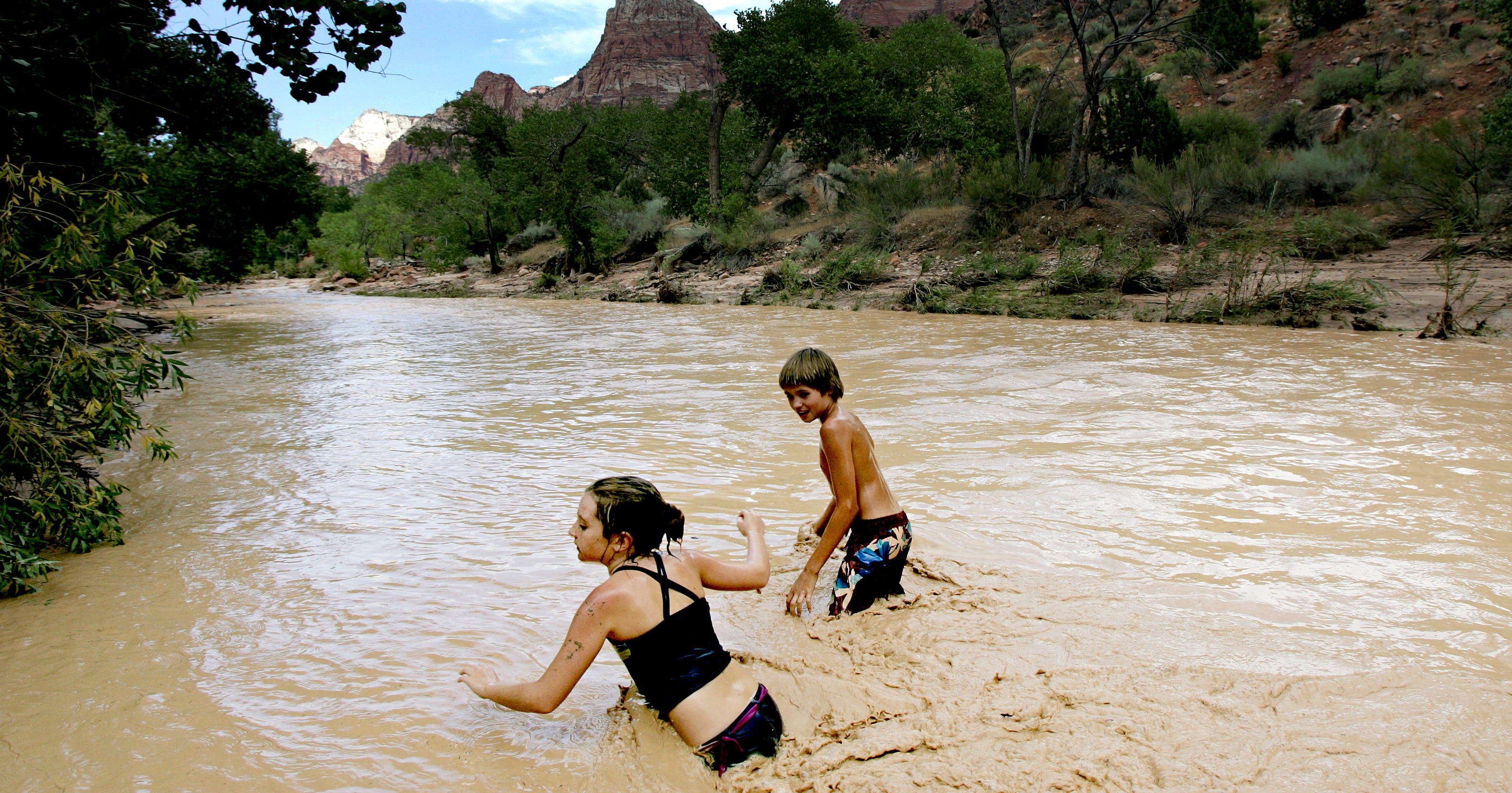 Zion National Park warns of Virgin River's dangerous water levels