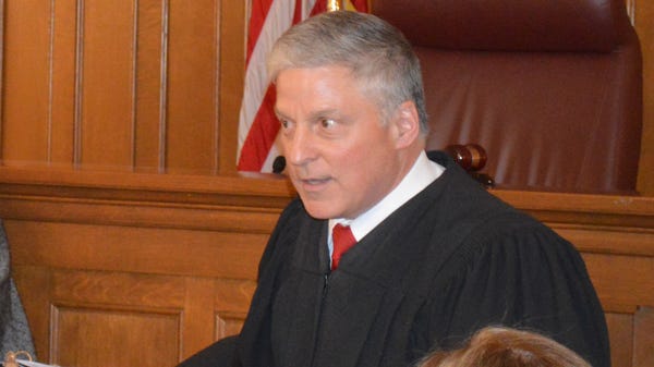 Putnam County Court Judge James Reitz is sworn in...