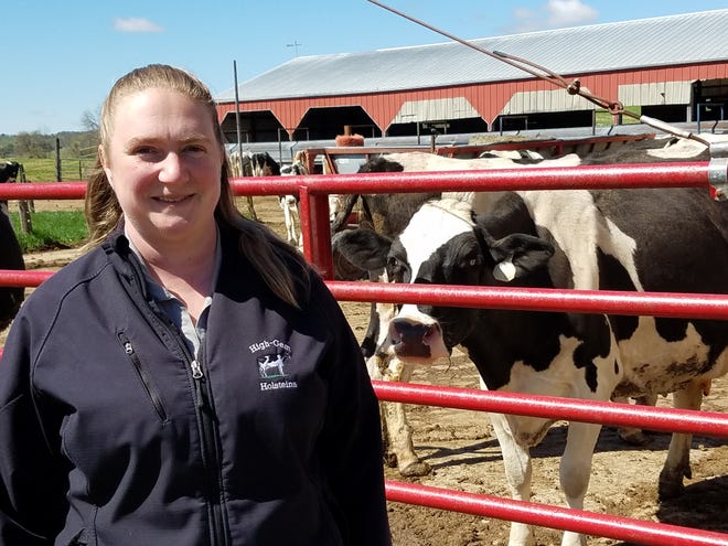 Brenda Conley, a Neosho dairy farmer, is also Dodge County’s official dairy ambassador, a position supported by the Dodge County Dairy Promotion Committee using funds earned at the annual dairy brunch.