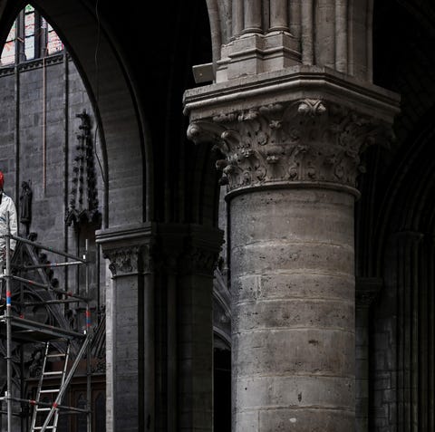 FILE - In this May 15, 2019 file photo, a worker...