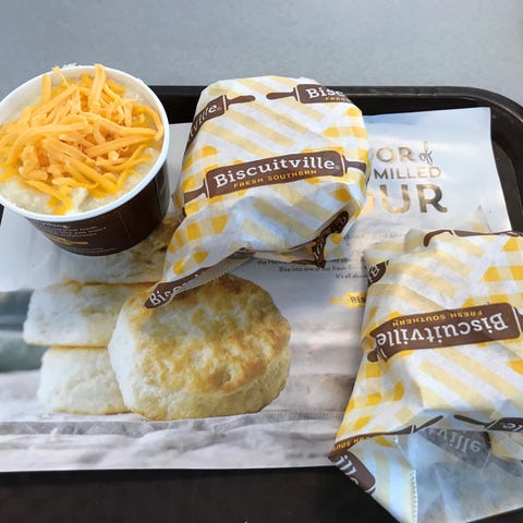 At Biscuitville, biscuits are king, and the...