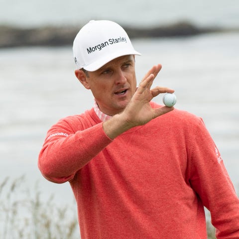 Justin Rose sits alone at the top of the...