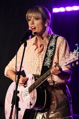 Taylor Swift performs at AEG and Stonewall Inns to celebrate the 50th anniversary of the Stonewall uprising on June 14, 2019.