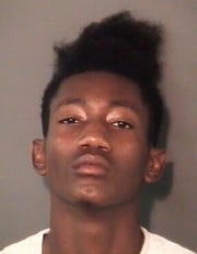 This undated photo provided by the Sheriff's Office of Orange County, North America, shows Jataveon Dashawn Hall. The alleged burglar with a machete was arrested nearly two days after leaving the hospital where he was being treated. (Orange County Sheriff's Office via AP)