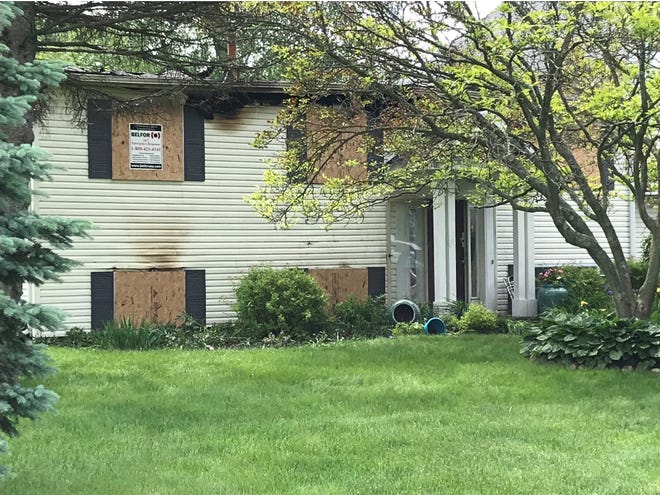 This Highland Township home is considered a total loss after an early Sunday morning fire.