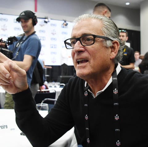 Mike Pereira is interviewed during the Fox Sports...