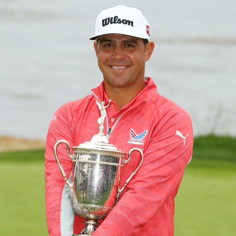 Gary Woodland with the U.S. Open championship...