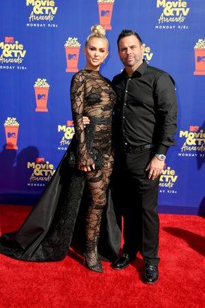 Lala Kent and Randall Emmett attend the 2019 MTV Movie and TV Awards in Santa Monica. The couple has been billed as the hosts of the PPA Masters in La Quinta, but a falling-out between the two has put a question mark over their appearance at the La Quinta pickleball event.