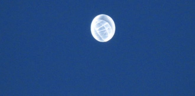 The balloon spotted in Oxford Tuesday is from a company called Loon, which aims to help people get internet after natural disasters.