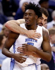 Nassir Little of North Carolina is one of a number of wings the Pistons could consider with the 15th pick in the NBA draft.