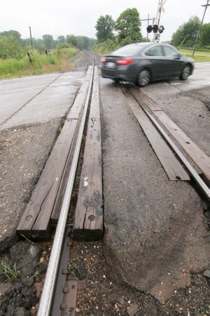 Nine roads that intersect CSX Railroad tracks in Livingston County will close for repairs, including Chilson Road in Genoa Township, shown Thursday, June 20, 2019.