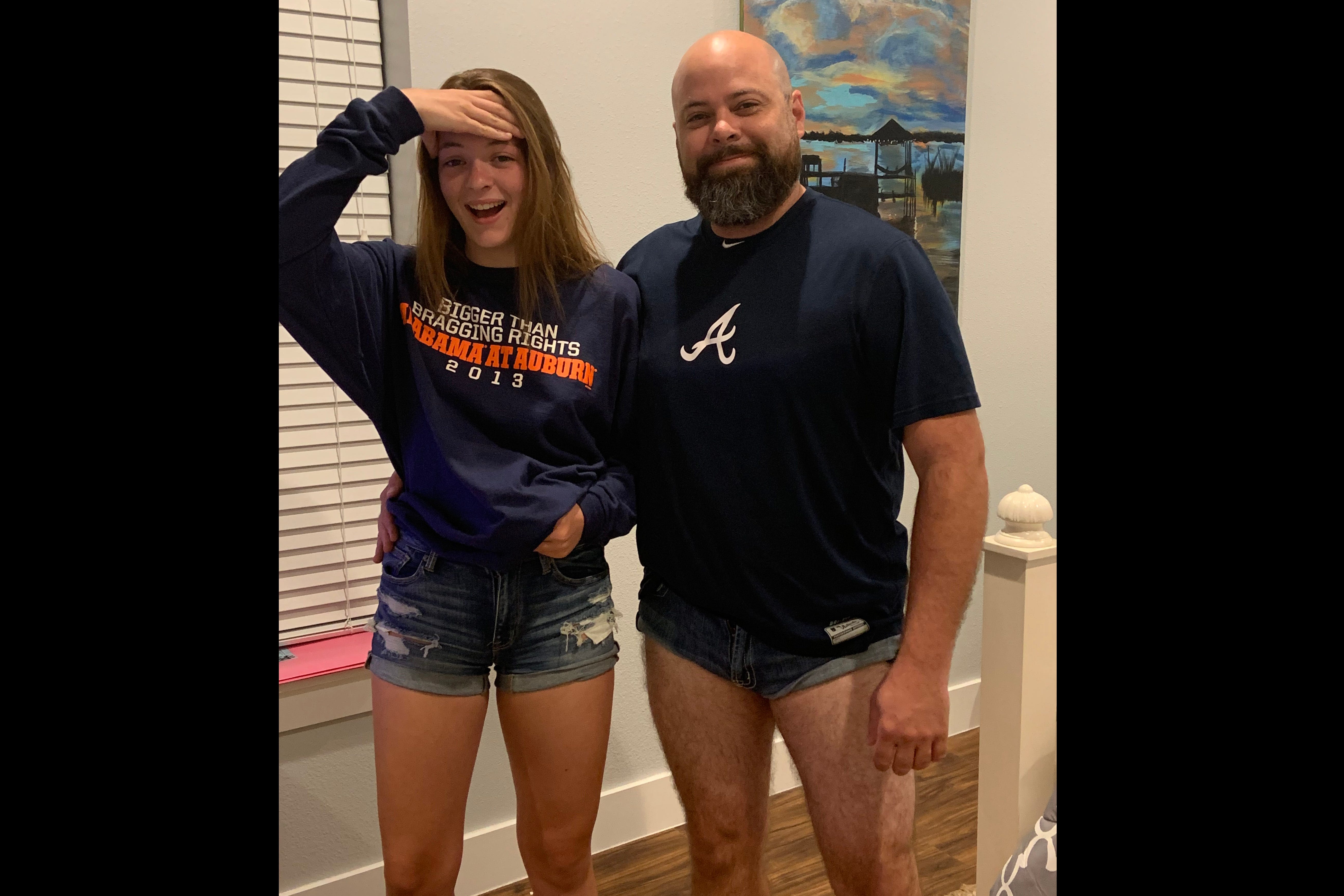 Teenager In Booty Shorts