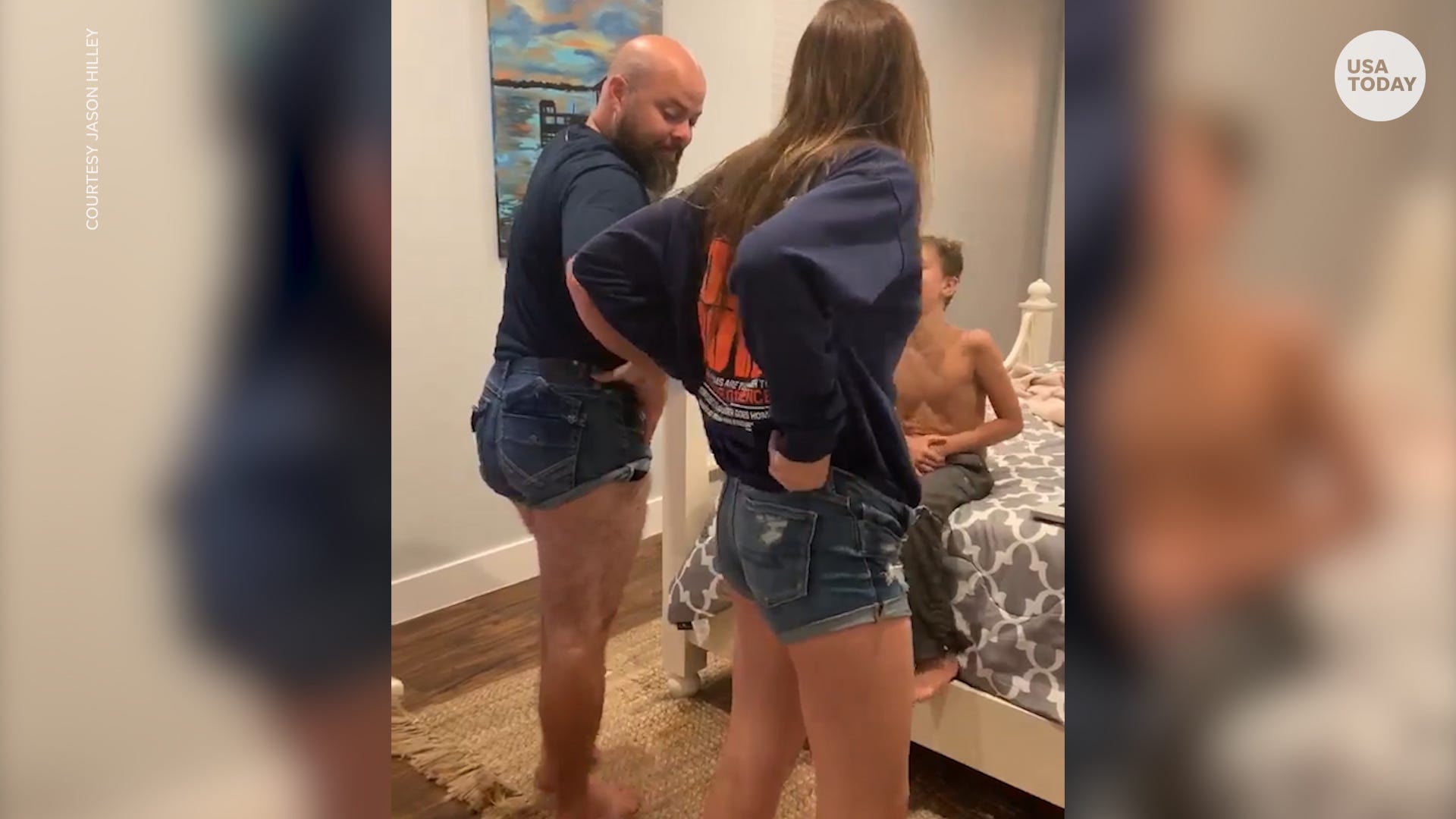 Teenager In Booty Shorts