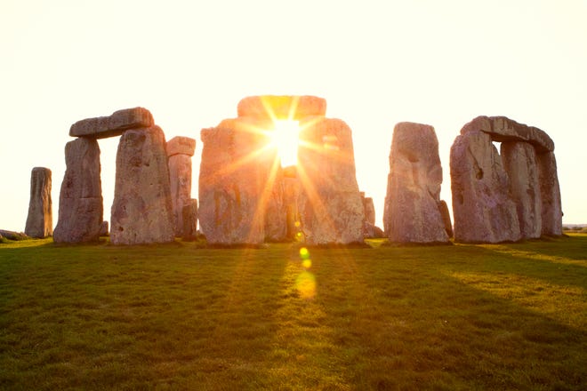 Crowds flock to Stonehenge in Wiltshire, England, for both the summer and winter solstices. You can visit the site virtually and see the sun rise on Sunday.