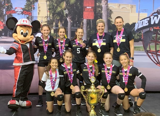 The Boiler Juniors 11U Elite Gold team won the AAU national title at Disney's Wide World of Sports on Thursday.